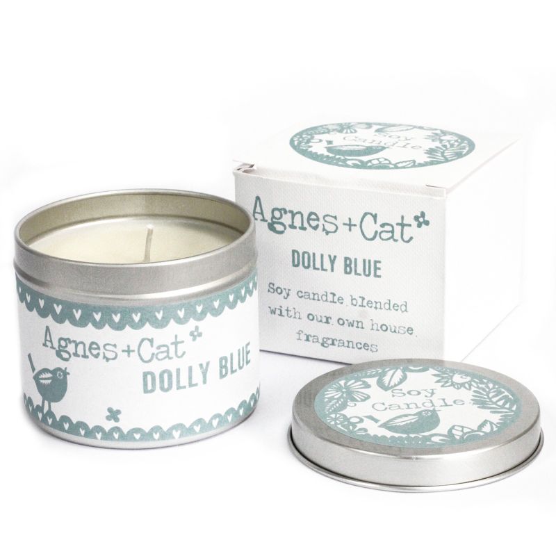 Dolly Blue Soy Wax Tin Candle (200ml)