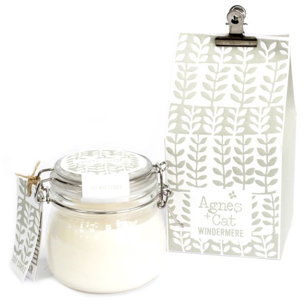 Windermere Soy Wax Candle – Kilner Jar (400ml)