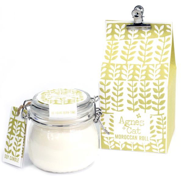 Moroccan Roll Soy Wax Candle – Kilner Jar (400ml)