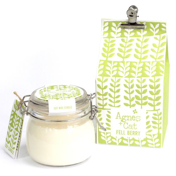 Soy Wax Kilner Jar Candle 400ml - Fell Berry