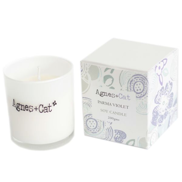 Parma Violet Soy Wax Votive Candle (200g)