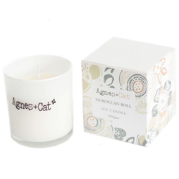 Moroccan Roll Soy Wax Votive Candle (200g)