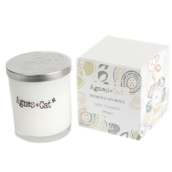 Moroccan Roll Soy Wax Votive Candle (200g)