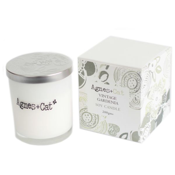 Vintage Gardenia Soy Wax Votive Candle (200g)