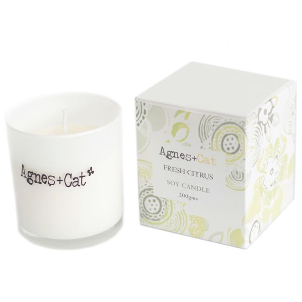 Fresh Citrus Soy Wax Votive Candle (200g)
