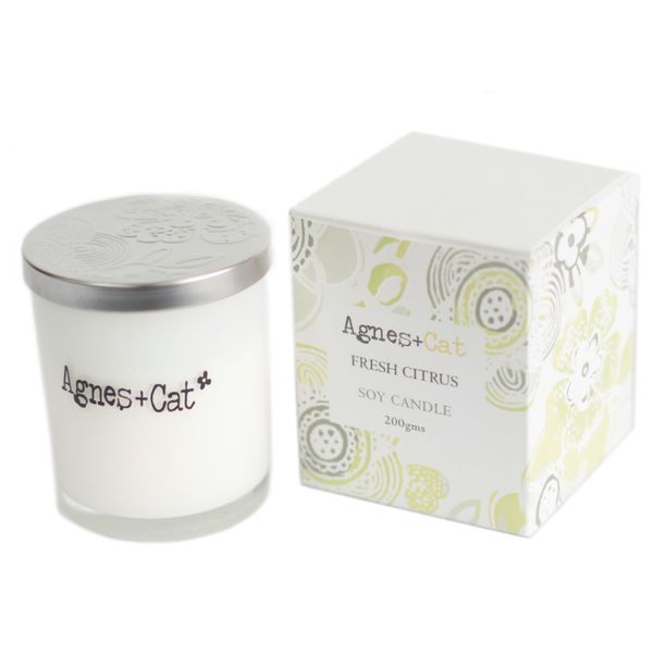 Fresh Citrus Soy Wax Votive Candle (200g)