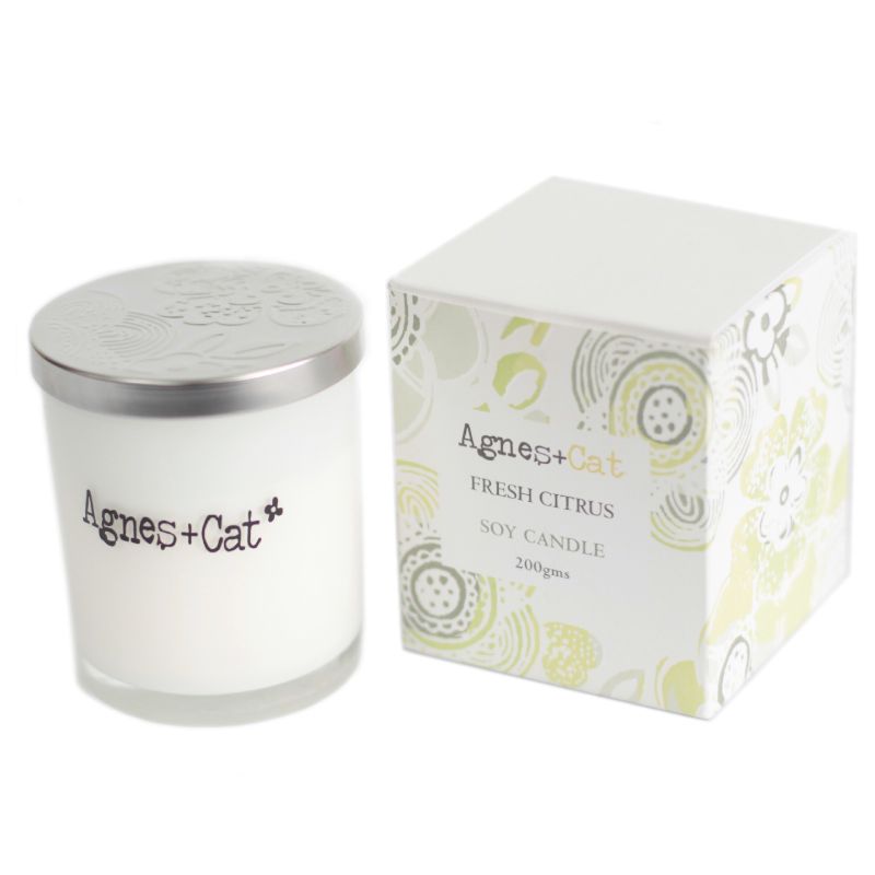 Fresh Citrus Soy Wax Votive Candle (200g)