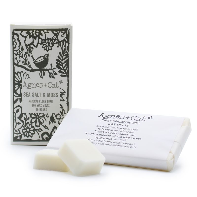 Wax Melts - Box of 8 - Sea Salt & Moss