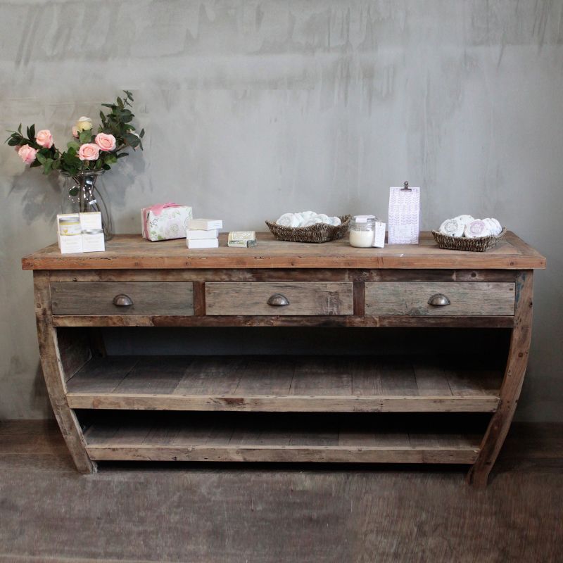 A+C 1.8m Centerpiece Recycled Wood Table