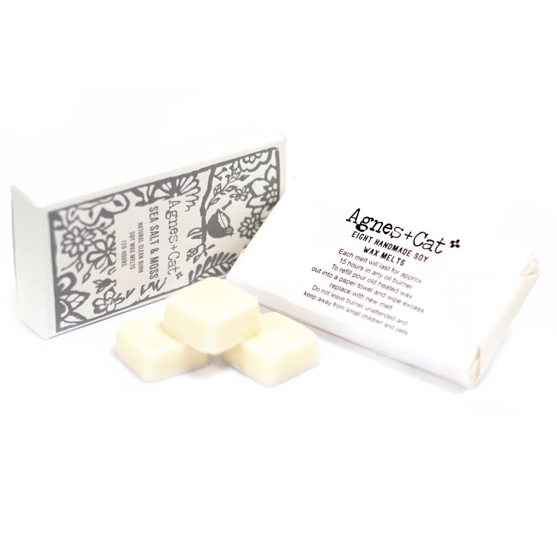 Wax Melts - Box of 8 - Sea Salt & Moss