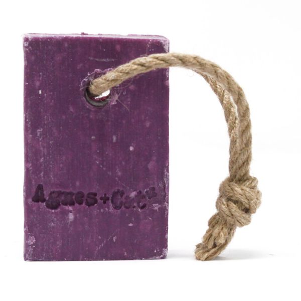 Soap On A Rope 150g - Pressed Peonies