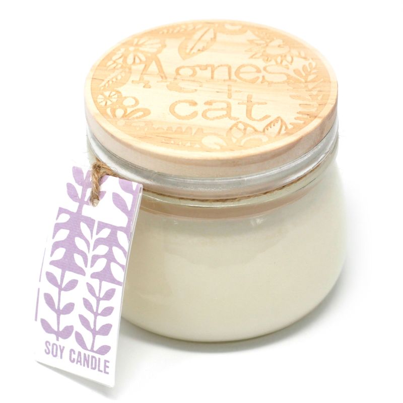 Pressed Peonies Soy Wax Candle – Small Kilner Jar (180ml)