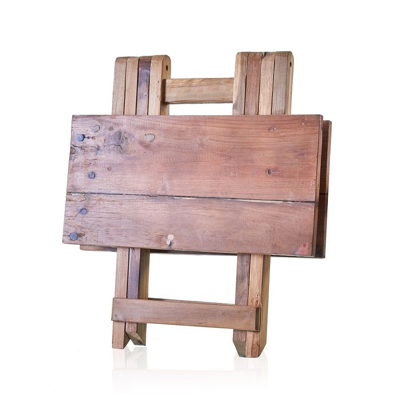 Square Folding Wooden Coffee Table
