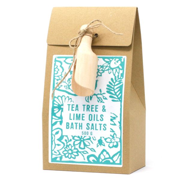 Himalayan Bath Salts 500g - Tea Tree, Lime