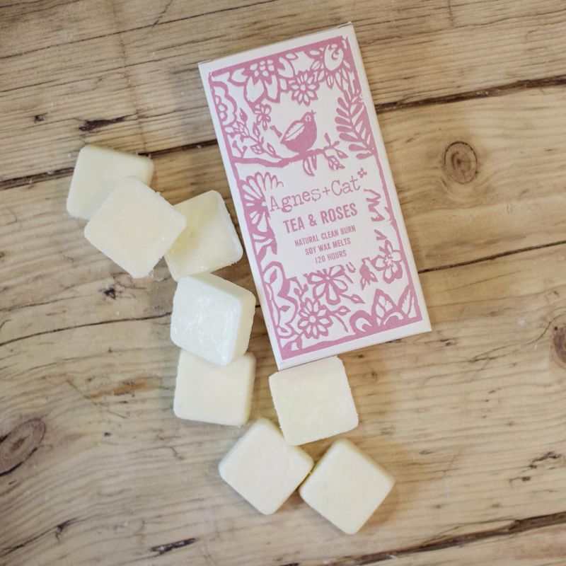 Wax Melts - Box of 8 - Tea & Roses