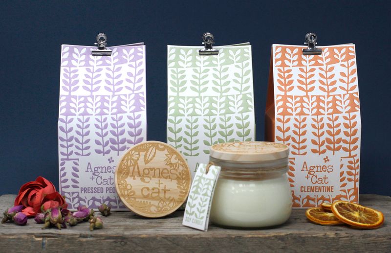 Rhubarb Rhubarb Soy Wax Candle – Small Kilner Jar (180ml)