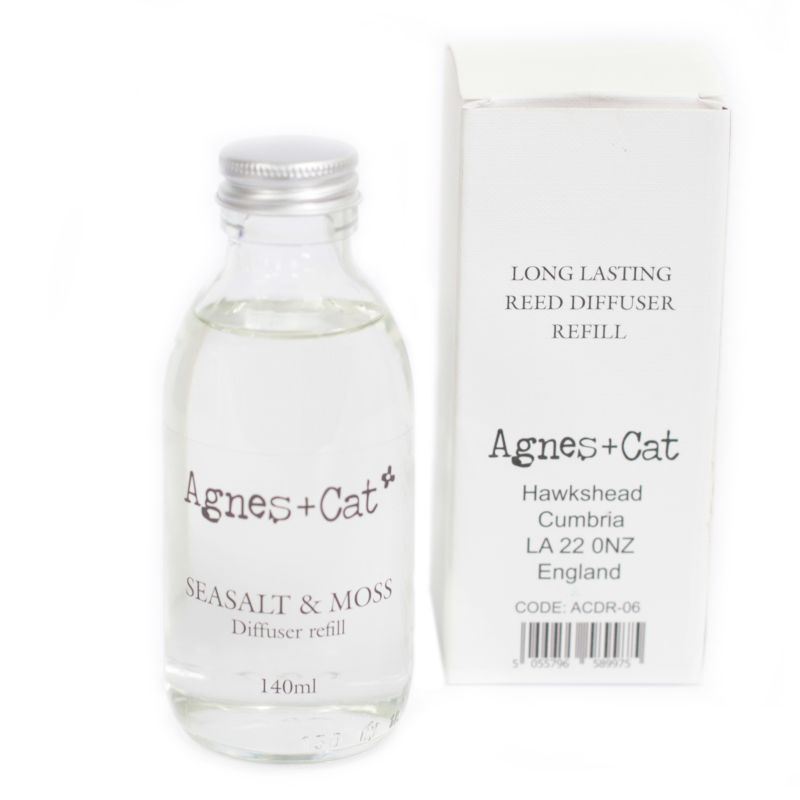 Reed Diffuser Refill 140ml - Sea Salt and Moss