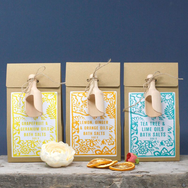 Himalayan Bath Salts 500g - Lemon, Ginger, Orange