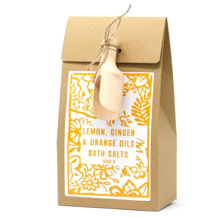 Himalayan Bath Salts 500g - Lemon, Ginger, Orange