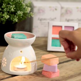 Ceramic Wax Melt Diffuser with Soy Wax Melts