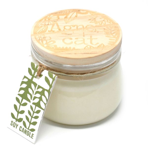 Rhubarb Rhubarb Soy Wax Candle – Small Kilner Jar (180ml)