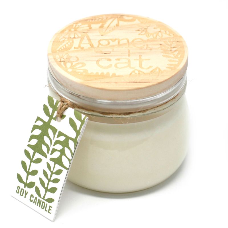 Rhubarb Rhubarb Soy Wax Candle – Small Kilner Jar (180ml)