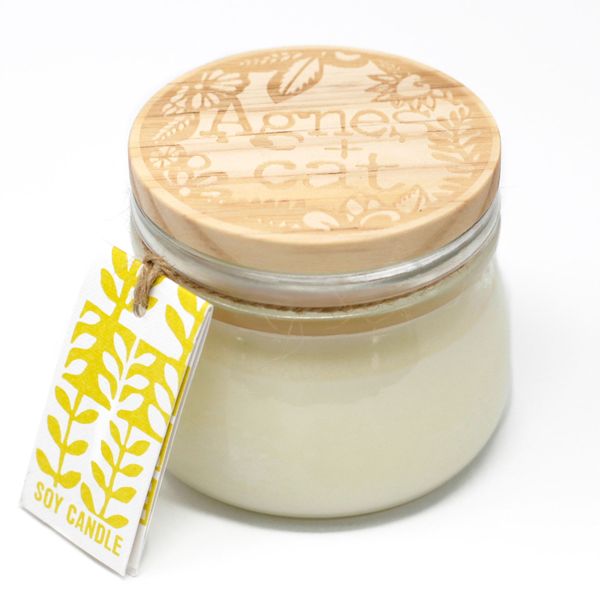 Fresh Citrus Soy Wax Candle – Small Kilner Jar (180ml)