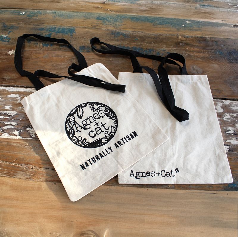 Cotton Bag  (35x30cm) Agnes + Cat