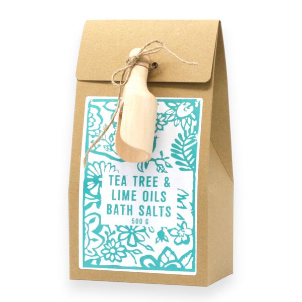 Himalayan Bath Salts 500g - Tea Tree, Lime