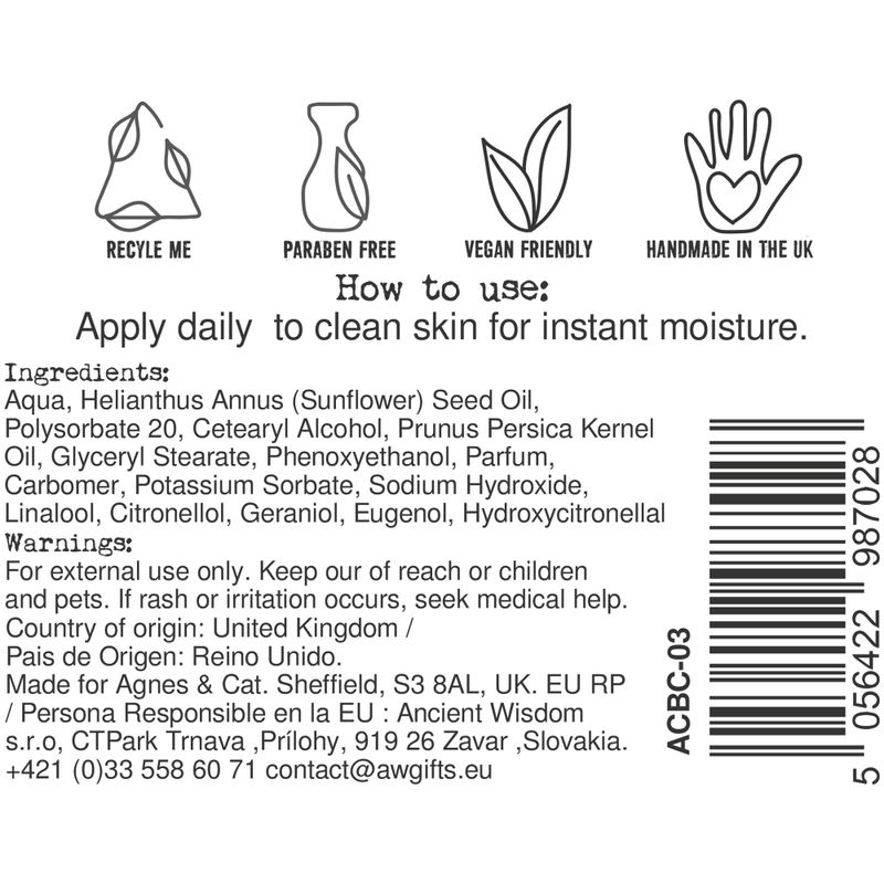 Hand and Body Cream 300ml - Japanese Bloom