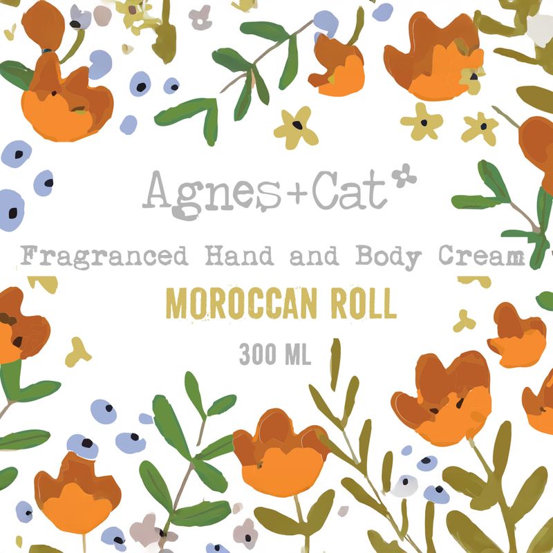 Hand and Body Cream 300ml - Moroccan Roll