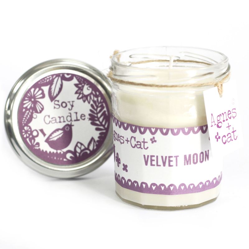 Soy Wax JamJar Candle 220ml - Velvet Moon