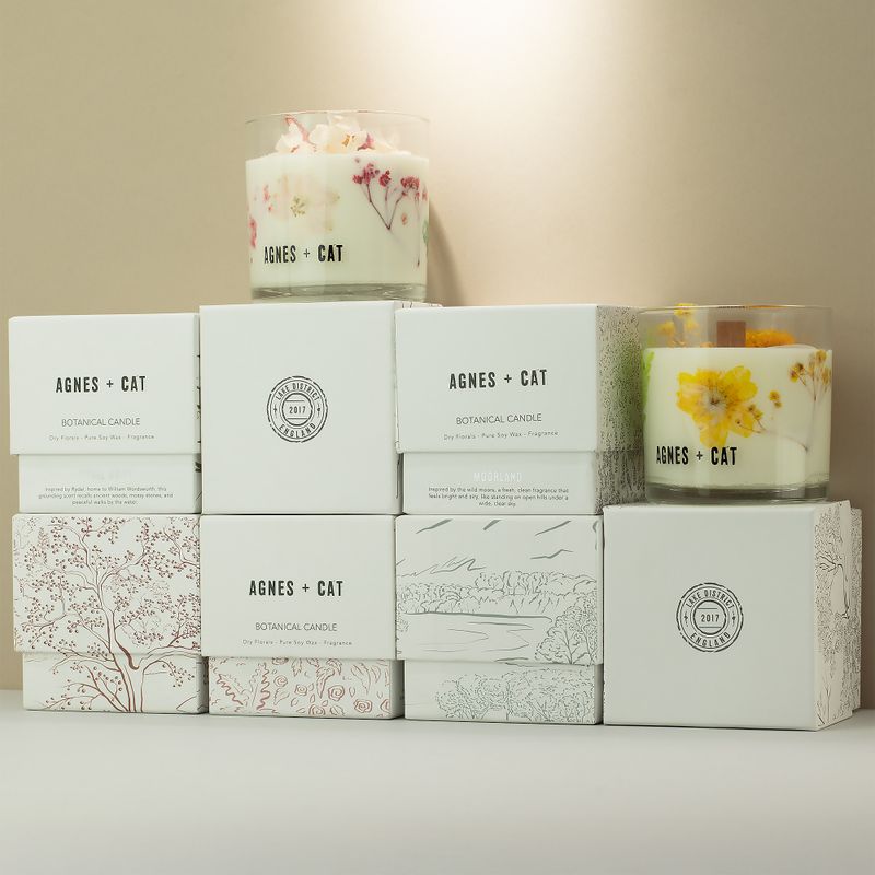 Botanical Soy Wax Candle - Roses of Sawrey