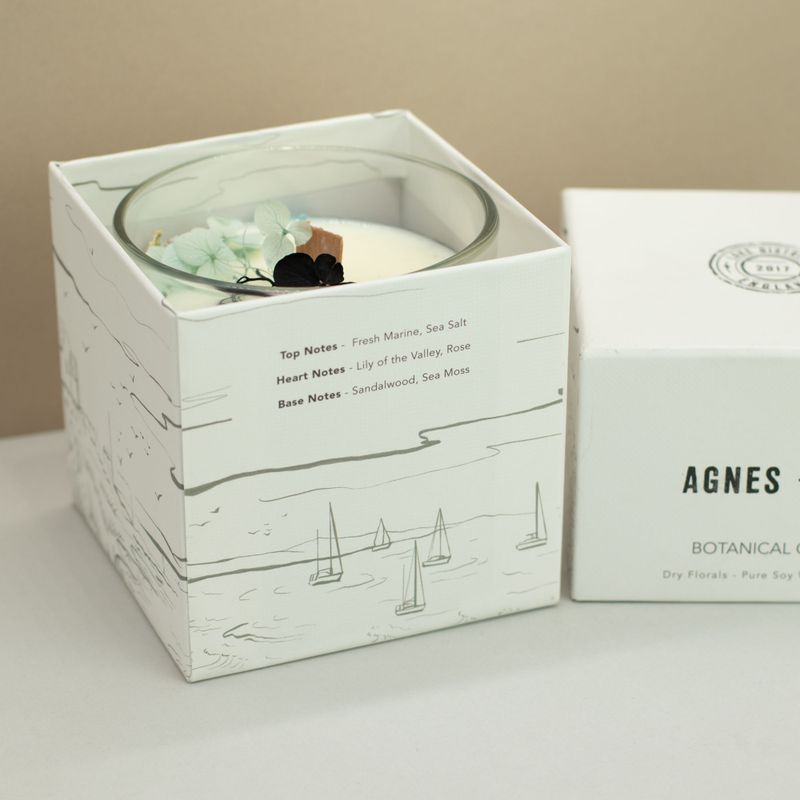 Botanical Soy Wax Candle - Seasalt & Moss