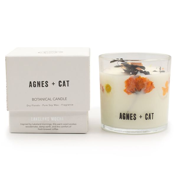 Botanical Soy Wax Candle - Lakeland Mocha