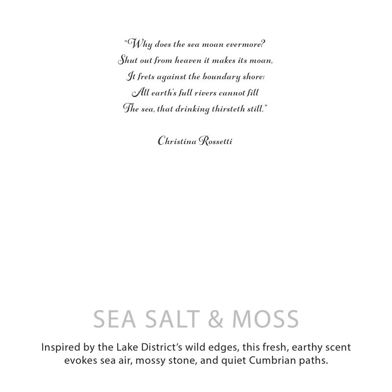 Botanical Soy Wax Candle - Seasalt & Moss
