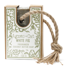 6x 150g Soap On A Rope - White Fig