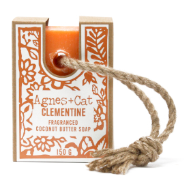 6x 150g Soap On A Rope - Clementine