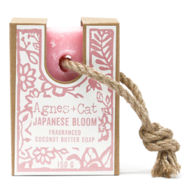 6x 150g Soap On A Rope - Japanese Bloom