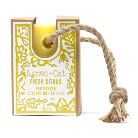 6x 150g Soap On A Rope - Fresh Citrus