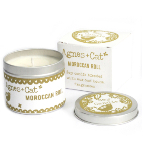 6x 200ml Soy Wax Tin Candle - Moroccan Roll