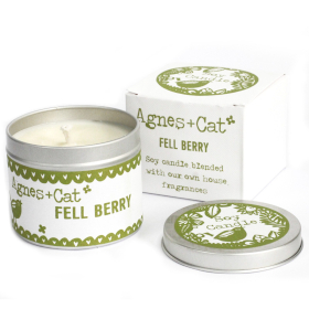 6x 200ml Soy Wax Tin Candle - Fell Berry