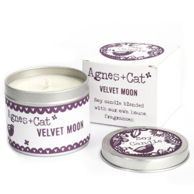 6x 200ml Soy Wax Tin Candle - Velvet Moon