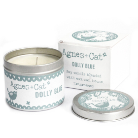 6x 200ml Soy Wax Tin Candle - Dolly Blue