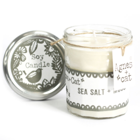 6x JamJar Candle - Seasalt and Moss