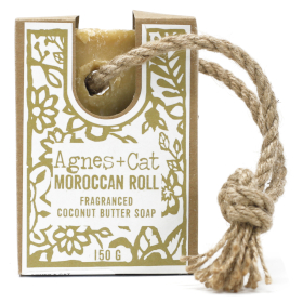 6x 150g Soap On A Rope - Moroccan Roll