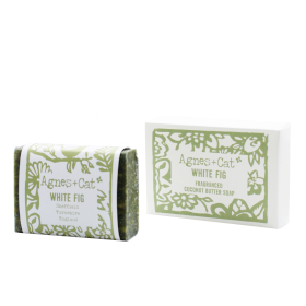 6x Handmade 140g Coconut Butter Soap - White Fig