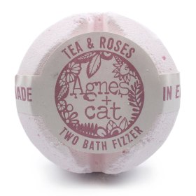 6x Bath Fizzer 210g - Tea and Roses