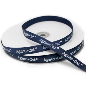 Agnes & Cat 12mm x 90m Ribbon - Navy