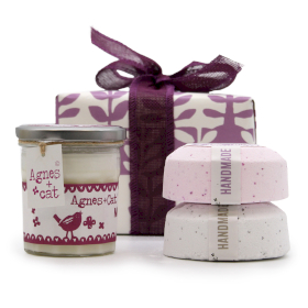 Gift Box - Moonstone (Candle) + Windermere & Peonies(Fizz )